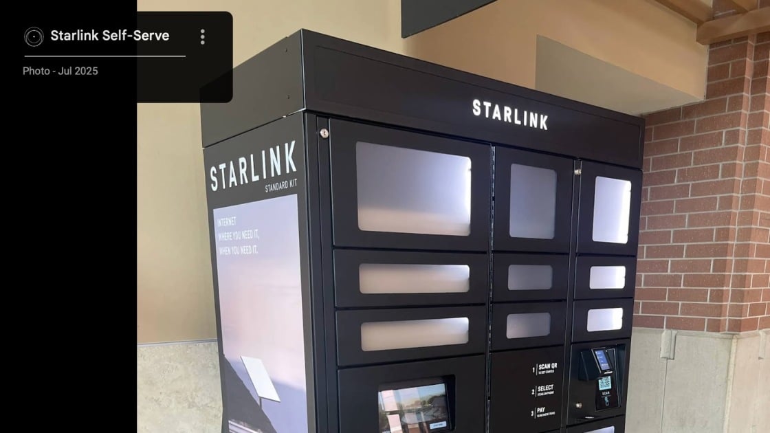 SpaceX Quietly Installs Starlink Vending Machine in Iowa | PCMag
